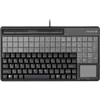 CHERRY G86-61401 SPOS Keyboard 23 Keys 60 Relegendable Keys Touchpad USB Black