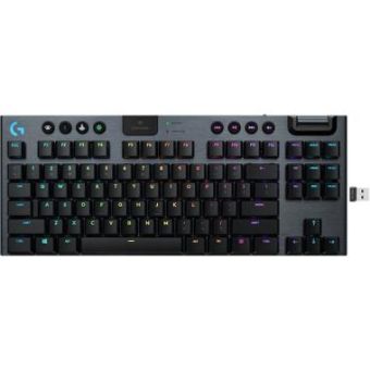 Logitech G G915 TKL LIGHTSPEED Wireless RGB Mechanical Gaming Keyboard (Carbon, GL Tactile) - 920-009495