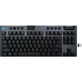 Logitech G G915 TKL LIGHTSPEED Wireless RGB Mechanical Gaming Keyboard (Carbon, GL Linear) - 920-009512