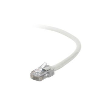 Belkin Cat5e/Cat5 6in White Ethernet Patch Cable, No Boot, UTP, 24 AWG, RJ45, M/M, 6