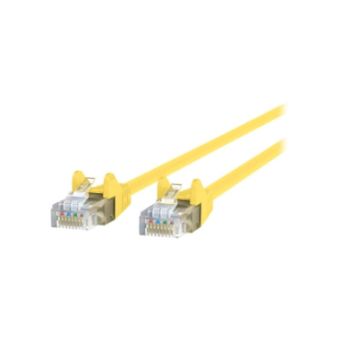 Belkin A3L980-04-YLW-S 4 ft. Cat 6 Yellow Snagless Patch Cable