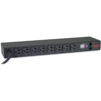 APC AP7800B 8-Outlet Metered 1 RU Rack PDU (15A, 100/120V)