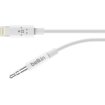 Belkin3.5 mm Audio Cable With Lightning Connector - AV10172BT06-WHT