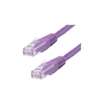 StarTech 6ft CAT6 Ethernet Cable - Purple Molded Gigabit - 100W PoE UTP 650MHz - Category 6 Patch Cord UL Certified - C6PATCH6PL