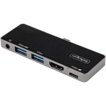 StarTech USB C Multiport Adapter - 4K HDMI/100W PD Pass-Through/USB/Audio - USB Type-C Mini Dock - DKT30ICHPD