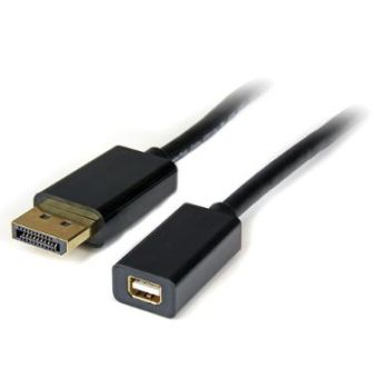 StarTech DisplayPort Male to Mini DisplayPort Female Adapter Cable (3') - DP2MDPMF3