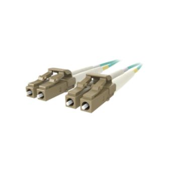 Belkin Fiber Optic Cable; 10GB Aqua Multimode LC/LC Duplex MMF, 50/125 OM3 - F2F402LL-50M-G