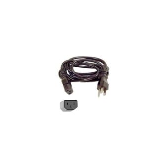 Belkin 15ft Computer Power Cable - NEMA 5-15 to power IEC 60320 C13 - F3A104-15