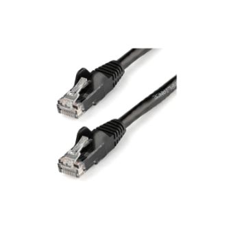 StarTech 2ft CAT6 Ethernet Cable Black Snagless UTP CAT 6 Gigabit Cord/Wire 100W PoE 650MHz - N6PATCH2BK