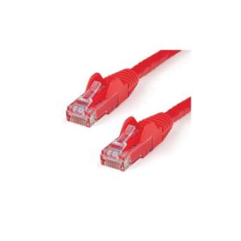 StarTech 50ft CAT6 Ethernet Cable Red Snagless UTP CAT 6 Gigabit Cord/Wire 100W PoE 650MHz - N6PATCH50RD