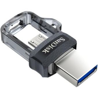 SanDisk 32GB Ultra Dual m3.0 USB 3.0 / micro-USB Flash Drive - SDDD3-032G-A46