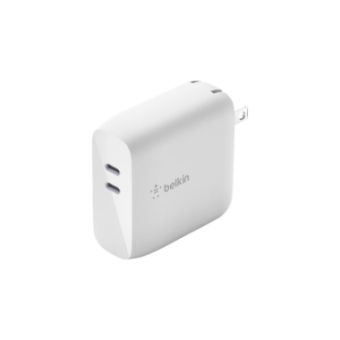 Belkin Dual USB-C PD GaN Wall Charger 68W - WCH003DQWH