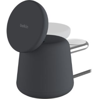 Belkin 2-in-1 Wireless Charging Dock with MagSafe 15W - WIZ020TTH36