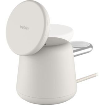 Belkin 2-in-1 Wireless Charging Dock with MagSafe 15W - WIZ020TTH37