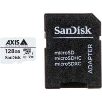 Axis Communications 01491-001 128GB Surveillance UHS-I microSDXC Memory Card with SD Adapter