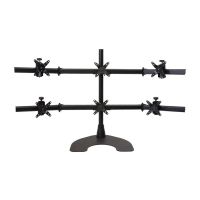 Ergotech Hex 3 Over 3 LCD Monitor Desk Stand 100-D28-B33