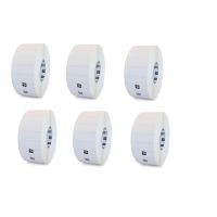 Zebra Genuine Z-Perform 2000T 3"x1" TT Paper Label 6-Pack 10000287