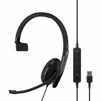 EPOS 1000899 ADAPT 130T USB II Mono Headset, Over-the-Head, Black