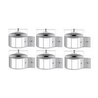 Zebra 10010044 Z-Select 4000D - paper labels - 7440 label(s)