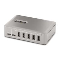StarTech 10G8A2CS-USB-C-HUB 10-Port USB-C Hub, 8x USB-A + 2x USB-C, Self-Powered w/65W Power Supply, USB 10Gbps Desktop/Laptop USB TAA