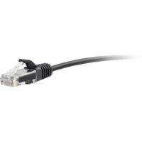 C2G RJ45 Male to RJ45 Male Slim Cat 6 Patch Cable (7', Black) - 1106