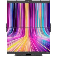 Mobile Pixels 116-1001P03 Geminos T 24" Dual-Stacked 1080p Monitors with Multi-Touch and Webcam