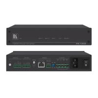 KRAMER ELECTRONICS 13-80455030 PA-120Z 120W 70V/100V 2x60W 8Ohm Power Amplifier Controllable  