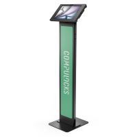 COMPULOCKS 140B11APXB iPad Air M2 M3 11in Apex Enclosure Brandable Floor Stand Black  