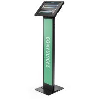 COMPULOCKS 140B13PAPX4B iPad Pro M4 13in 2024 Apex Enclosure Brandable Floor Stand Black