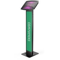 COMPULOCKS 140B299PSENB iPad Pro 12.9in 3-6th Gen Space Enclosure Rounded Edges Brandable Stand Black  