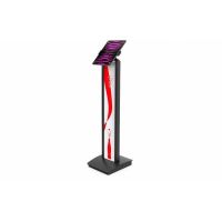 COMPULOCKS 140BUCLGVWMB Universal Tablet Cling Brandable Floor Stand Black Versatile Kiosk  