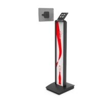 COMPULOCKS 140BVHBMM01 Universal Tablet Magnetix Brandable Floor Stand Black Secure  