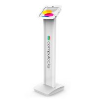 COMPULOCKS 140W209IPDSW iPad 10th-11th A16 Gen Space Enclosure Brandable Floor Stand White  
