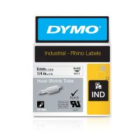 DYMO 18051 Rhino 1/4in White Heat Shrink Tubes Cable Protection Industrial Labeling  
