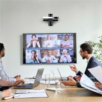 StarTech Floating Wall-Mounted AV Shelf, Adjustable Height Shelf For Under TV, Organize A/V Equipment On Black Tempered Glass Shelf - 1B-WALL-MOUNT-SHELF