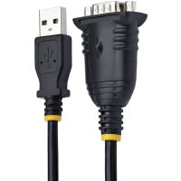 StarTech 3ft USB to Serial Cable, USB to Serial Adapter, RS232 DB9 COM Port to USB, Prolific - 1P3FP-USB-SERIAL
