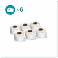 DYMO 2050818 DY LW 1-1/8IN X 3-1/2IN WHT ADR 130CT 6PK (30251)