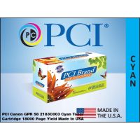 PCI 2183C003-PCI Canon GPR-58 Cyan Toner 18K Yield  