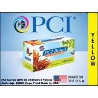 PCI 2185C003-PCI Canon GPR-58 Yellow Toner 18K Yield  