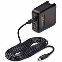 StarTech 100W Quick Charging Portable GaN Charger Power Adapter w Power Delivery 3.0, 6ft Cable