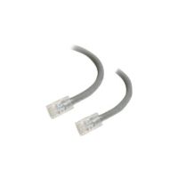 C2G 25ft Cat5e Non-Booted Unshielded (UTP) Ethernet Cable - Cat5e Network Patch Cable - PoE - Gray - 22702