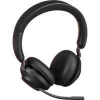 Jabra Evolve2 65 Stereo Wireless On-Ear Headset with Stand (Unified Communication, USB Type-C, Black) - 26599-989-889