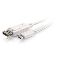 C2G 26881 9ft USB-C to DisplayPort Cable White  