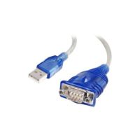 C2G 1.5ft USB to Serial Cable - USB to DB9 Serial RS232 Cable - M/M - 26886