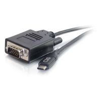 C2G 26894 USB-C to VGA Adapter Cable Male Right  
