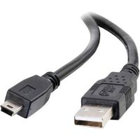 C2G 6.6' (2 m) USB 2.0 A/mini-B Cable (Black) - 27005