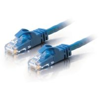 C2G 1' (0.30m) Cat6 Snagless Patch Cable (Blue) - 27140