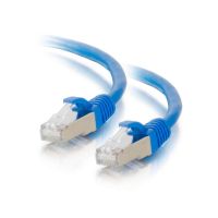 C2G 28701 75ft Cat5e Molded STP Cable Blue  