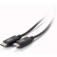 C2G USB 2.0 Type-C Male To Type-C Male Cable (6', 3A) - 28826