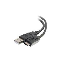 C2G 3ft USB C to USB A Cable - USB C 2.0 to USB Cable - 480 Mbps - Black - M/M - 28870